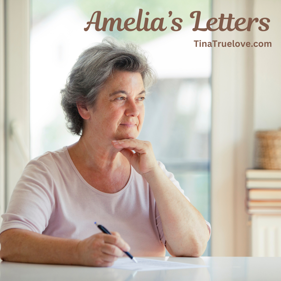 Amelia's Letters, Older woman writing a letter